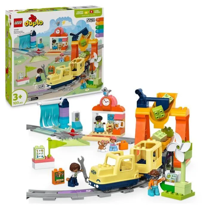 Lego 10428 El gran tren comunitario interactivo DUPLO My Town - Juguetes de aprendizaje temprano 3 años 0 Lego 10428 El gran tren comunitario interactivo DUPLO My Town - Juguetes de aprendizaje temprano 3 años 0