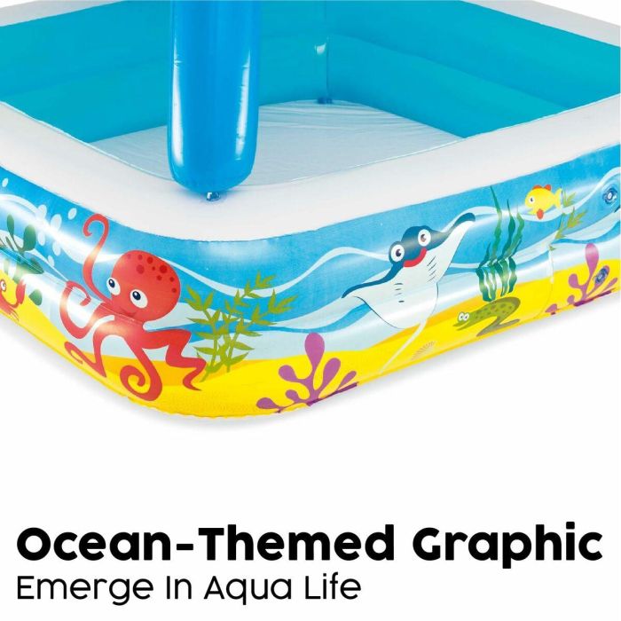 Bestway Piscina Hinchable Infantil Techo Desmontable 140x140x114 cm +2 Años Jardin 52192 5 Bestway Piscina Hinchable Infantil Techo Desmontable 140x140x114 cm +2 Años Jardin 52192 5
