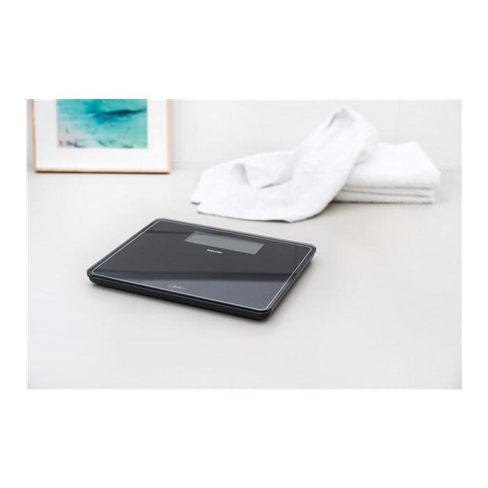 Beurer GS-410 Báscula Digital de Vidrio Negra con Pantalla LCD Grande, Capacidad 200 kg 2 Beurer GS-410 Báscula Digital de Vidrio Negra con Pantalla LCD Grande, Capacidad 200 kg 2