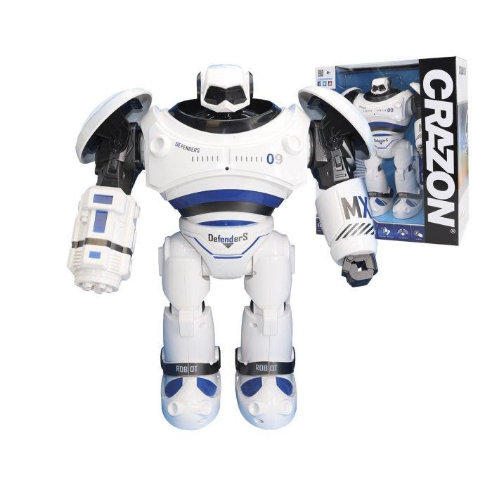 Robot Rc Con Infrarrojos Color Azul Tachan