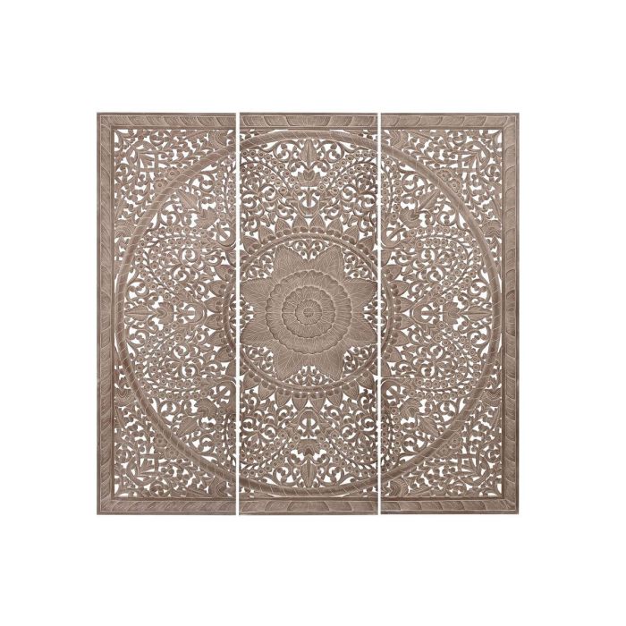 Cabecero de Cama Home ESPRIT Natural 180 x 3,5 x 180 cm Cabecero de Cama Home ESPRIT Natural 180 x 3,5 x 180 cm
