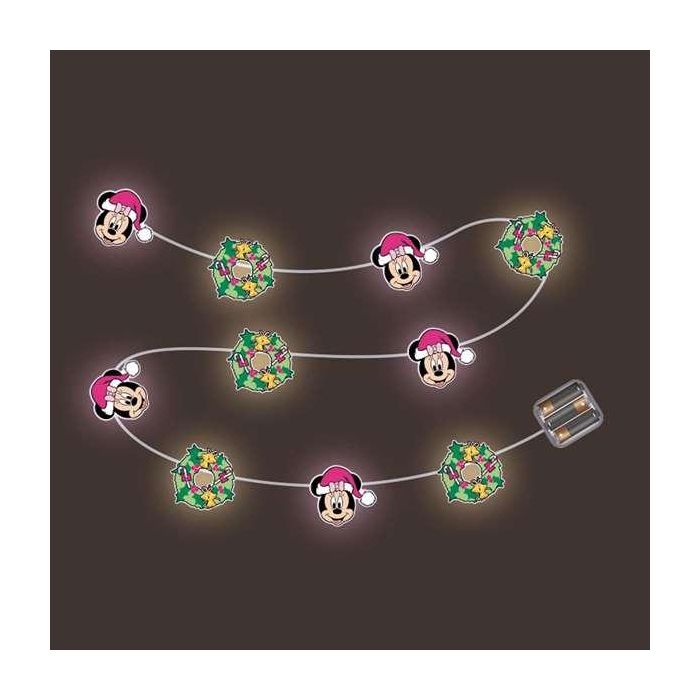 Guirnalda luz 10 led flash minnie mouse "lucky" 3 Guirnalda luz 10 led flash minnie mouse "lucky" 3
