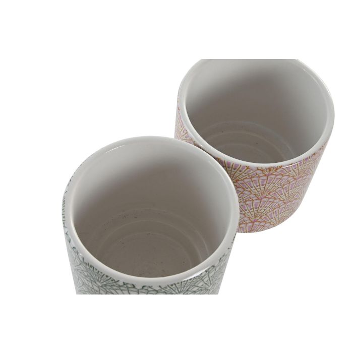 Macetero Urban DKD Home Decor Rosa Azul Celeste 14 x 14 x 14 cm Set de 3 (8 Unidades) 2 Macetero Urban DKD Home Decor Rosa Azul Celeste 14 x 14 x 14 cm Set de 3 (8 Unidades) 2