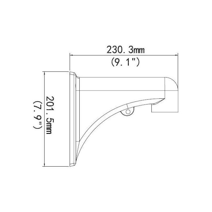 ALLNET Wallmount/Wandhalter for ALL-CAM2498-LEP 1