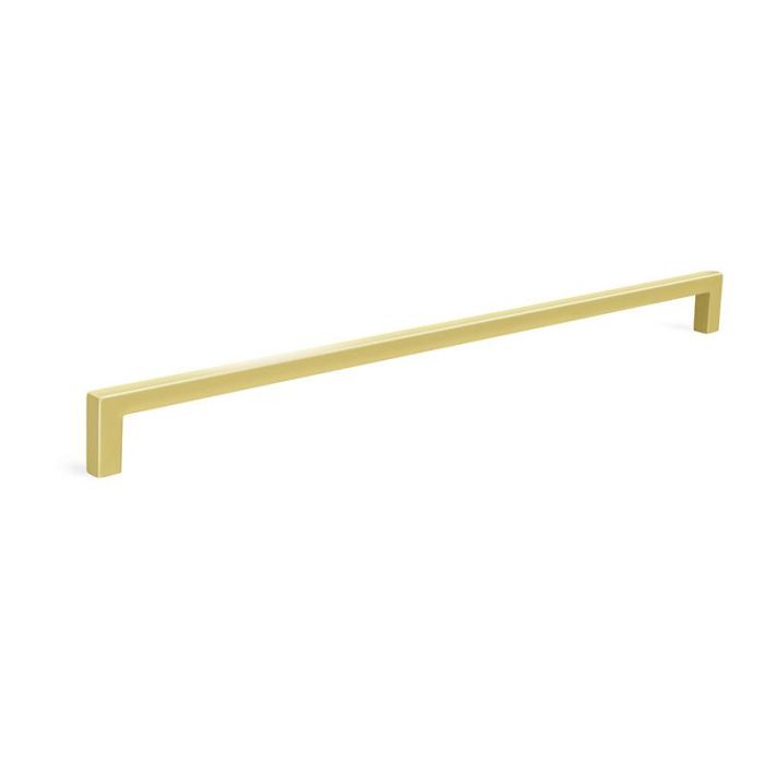 Trentadue Tirador de Zamak Evan Distancia 320 mm Acabado Latón Cepillado para Muebles de Cocina, Baño o Salón 1