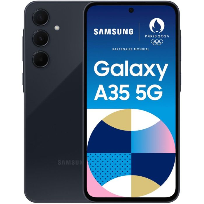 Samsung Galaxy A35 5G 128GB 6GB RAM EE EU Negro - Pantalla Super AMOLED 120Hz, Cámara 50MP, Gorilla Glass Victus+