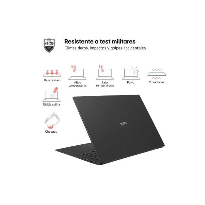 LG Gram 16ZD90S Portátil Ultraligero 16" WQXGA IPS Antirreflejos, Intel Core Ultra 7 155H, 16GB LPDDR5, 512GB SSD, Negro 3 LG Gram 16ZD90S Portátil Ultraligero 16" WQXGA IPS Antirreflejos, Intel Core Ultra 7 155H, 16GB LPDDR5, 512GB SSD, Negro 3