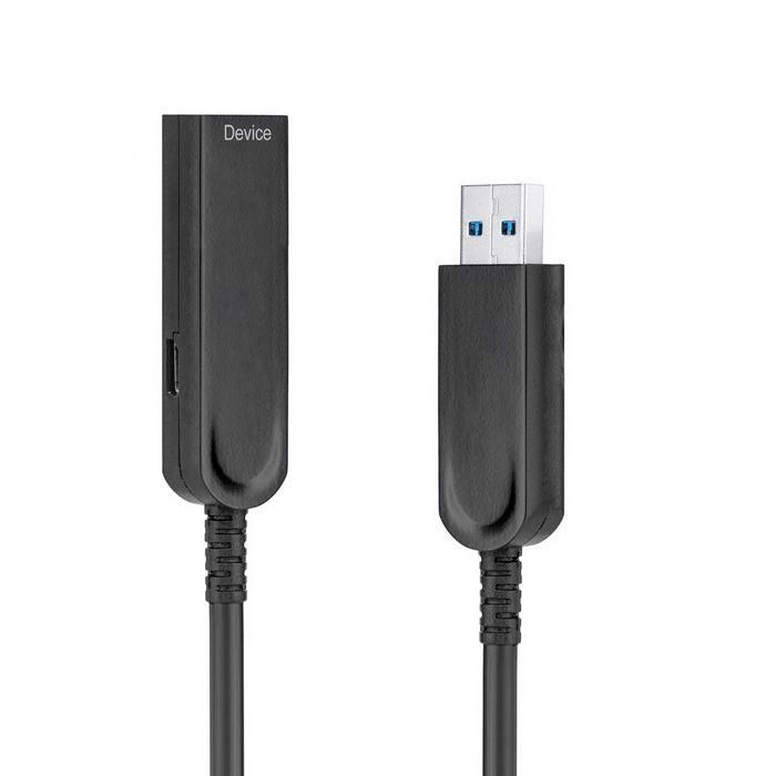 MicroConnect Cable de Extensión USB 3.2 Gen 2 A Premium Activo de Fibra Óptica, Velocidad 10 Gbps, 25 Metros para Conexiones Largas 2 MicroConnect Cable de Extensión USB 3.2 Gen 2 A Premium Activo de Fibra Óptica, Velocidad 10 Gbps, 25 Metros para Conexiones Largas 2