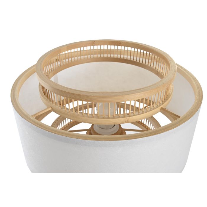 DKD Home Decor Lámpara Sobremesa Urban Marrón Claro Blanco 36 x 48 x 36 cm 2