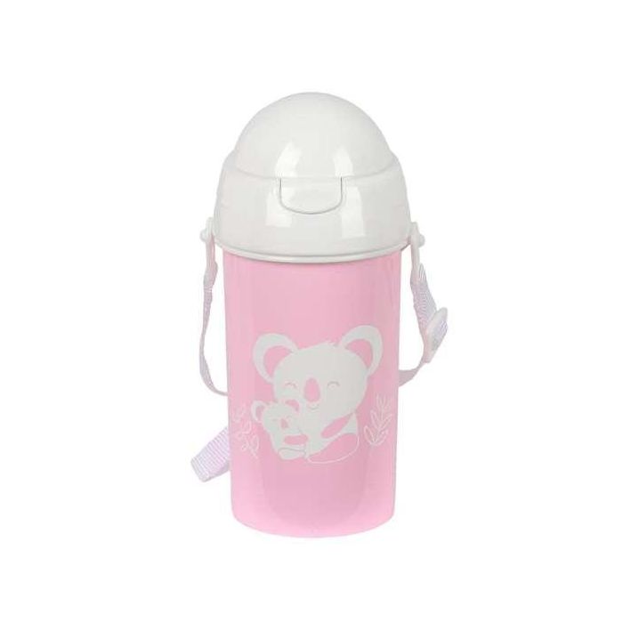 Botella de Agua Safta Koala Rosa PVC 500 ml 1