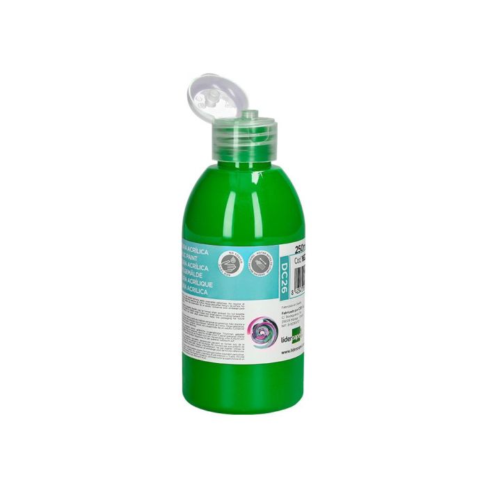 Pintura Acrilica Liderpapel Bote De 250 mL Verde 2