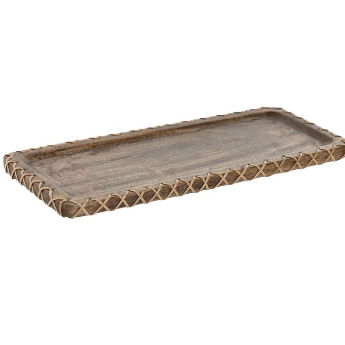 Centro Mesa Colonial DKD Home Decor Natural 13 x 1.25 x 33 cm