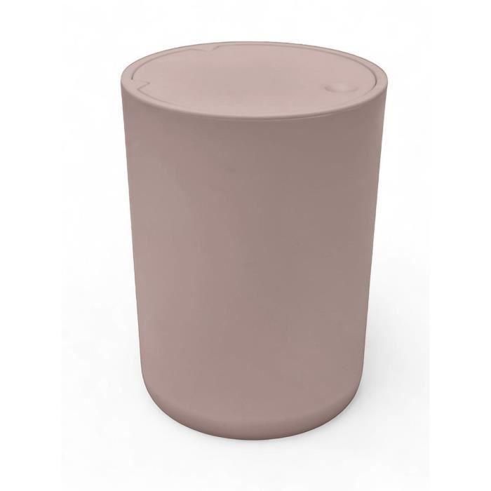 Papelera de baño - HOY - UTILITY - 8,5 L - Ø 21 xx H 29 cm - Polipropileno - Rosa Papelera de baño - HOY - UTILITY - 8,5 L - Ø 21 xx H 29 cm - Polipropileno - Rosa