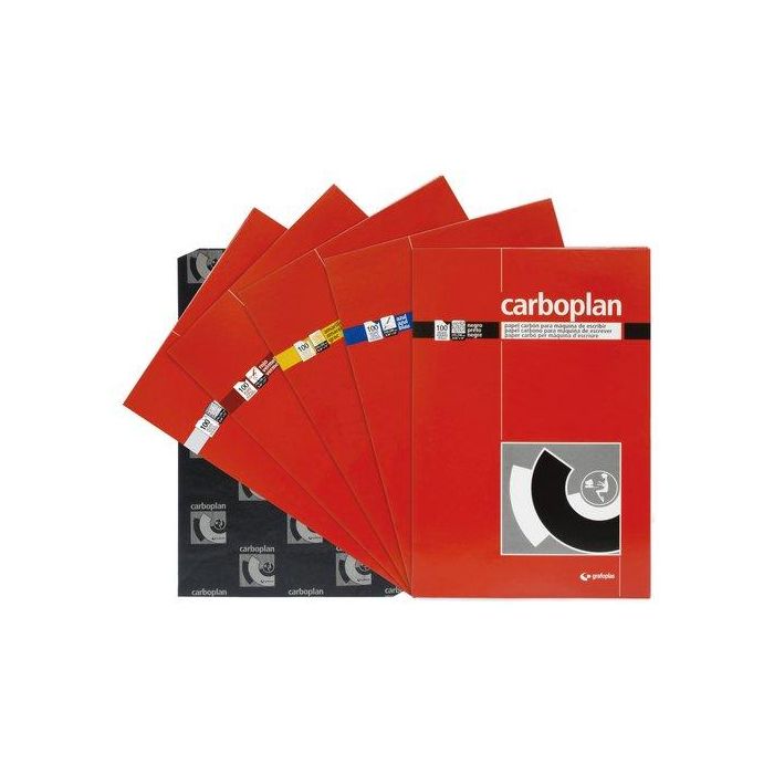 Papel Carbon Carboplan Fº Caja De 100 Blanco