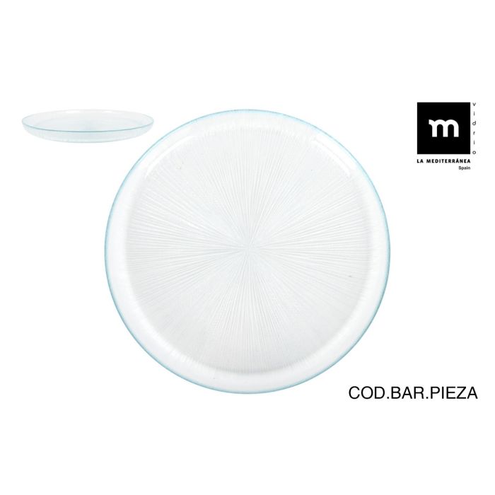 Plato de vidrio Venezia Ø 31 x 2 cm - Inde (6 Unidades) Plato de vidrio Venezia Ø 31 x 2 cm - Inde (6 Unidades)
