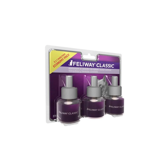 Feliway Classic Recambio Pack 3 Unidades De 48 mL