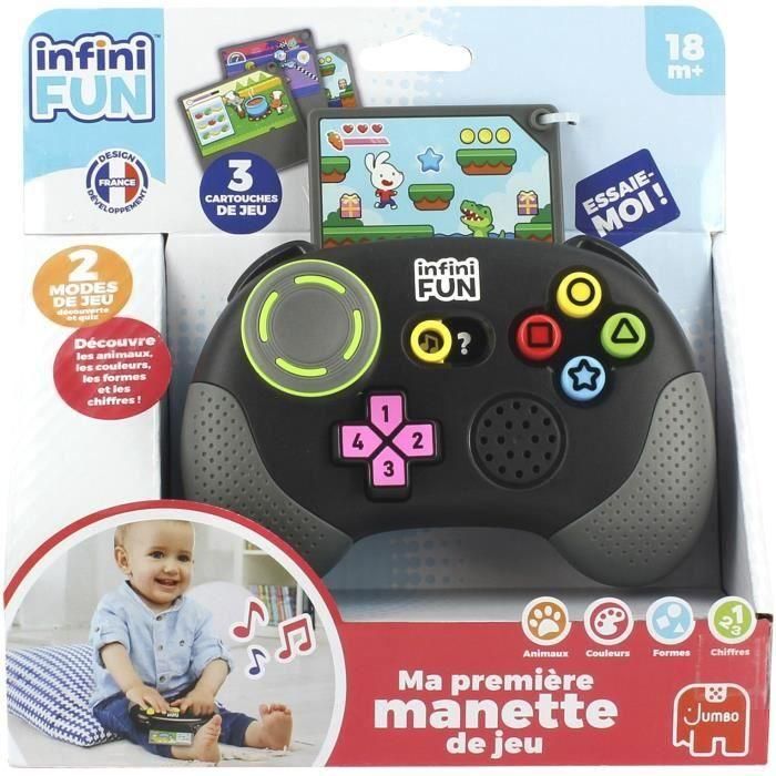 Infinifun INF8435748604340 Mando de Videojuegos para Bebés - Primer Control Remoto de Aprendizaje desde 18 Meses 2 Infinifun INF8435748604340 Mando de Videojuegos para Bebés - Primer Control Remoto de Aprendizaje desde 18 Meses 2