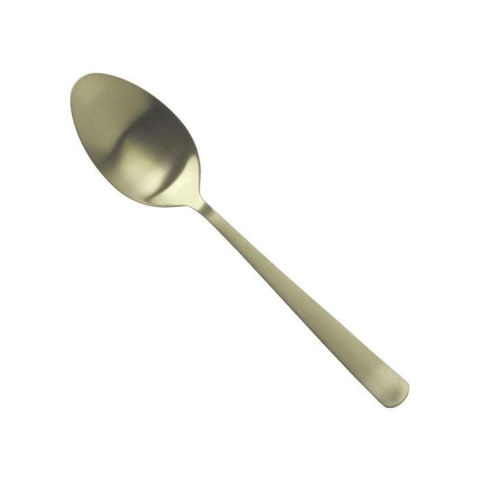 Cuchara Postre Mate Champagne Herdmar (12 Unidades) Cuchara Postre Mate Champagne Herdmar (12 Unidades)