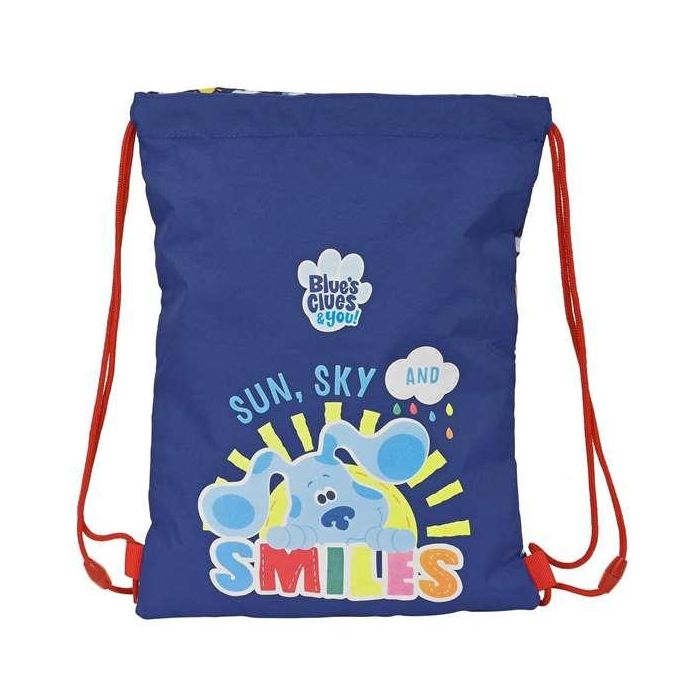 Bolsa Mochila con Cuerdas Blue's Clues Azul marino (26 x 34 x 1 cm)