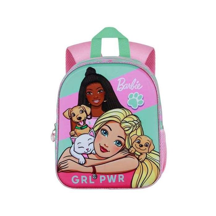 Karactermania Mochila 3D Elite Barbie Pets Rosa 26 x11 x31 cm Preescolar Poliéster EVA 2