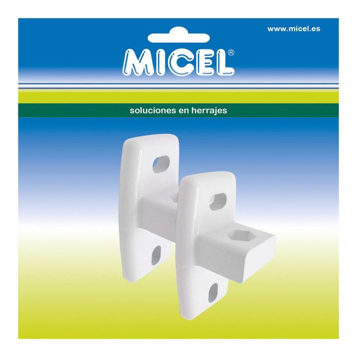 Micel TLD02 92543 Juego de Soporte Pared Toldo Aluminio Blanco 44x38,25x86mm 1 Micel TLD02 92543 Juego de Soporte Pared Toldo Aluminio Blanco 44x38,25x86mm 1