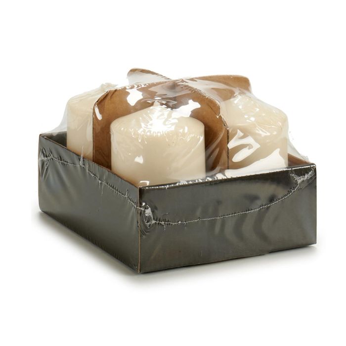 Vela Taco Crema 8 cm - Acorde - Cera - Dimensiones: 7x7.8x7 cm (24 Unidades) 2 Vela Taco Crema 8 cm - Acorde - Cera - Dimensiones: 7x7.8x7 cm (24 Unidades) 2