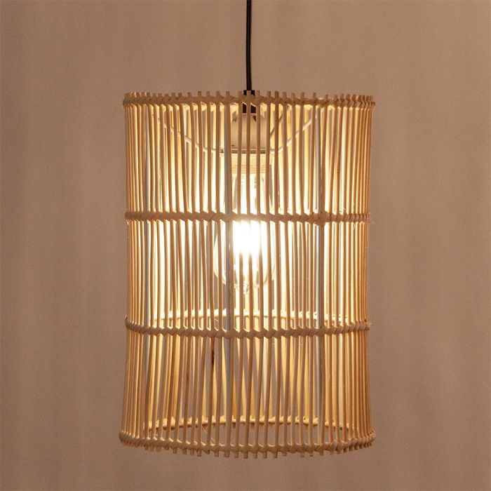 SKD-AP-RATAN Lámpara Colgante Evelynn de Ratán, compatible Bombilla E27 LED, Cable Regulable para Salón, Dormitorio, Comedor 4 SKD-AP-RATAN Lámpara Colgante Evelynn de Ratán, compatible Bombilla E27 LED, Cable Regulable para Salón, Dormitorio, Comedor 4