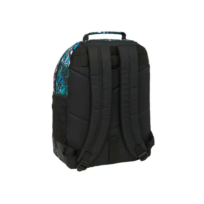 Safta Mochila Doble con Cantoneras Adaptable a Carro Graffiti 420x320x150 mm 1