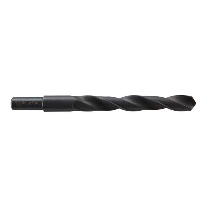 Wolfcraft Broca para metal HSS, forja por laminación, Ø16x178 mm, longitud de trabajo 120 mm, ángulo de punta 118° Wolfcraft Broca para metal HSS, forja por laminación, Ø16x178 mm, longitud de trabajo 120 mm, ángulo de punta 118°