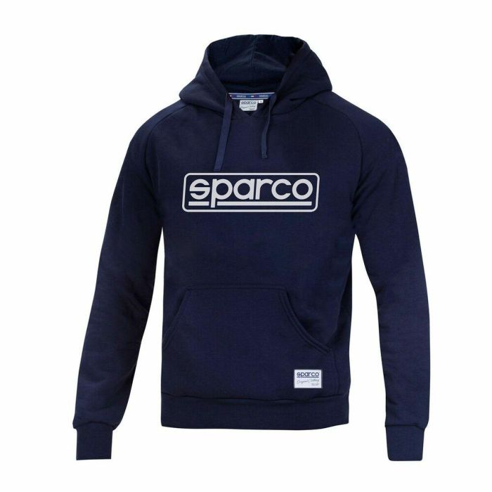 Sudadera con Capucha Sparco Frame L Azul marino 0 Sudadera con Capucha Sparco Frame L Azul marino 0