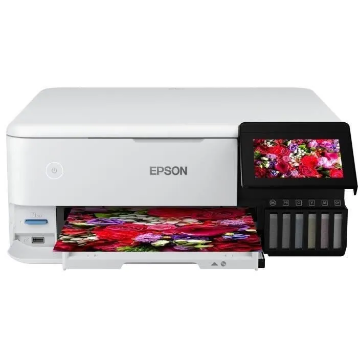 Epson Multifunción Inyección EcoTank ET-8500 Color con 6 Tintas Claria ET Premium, Impresión A4, Copia y Escanea 2