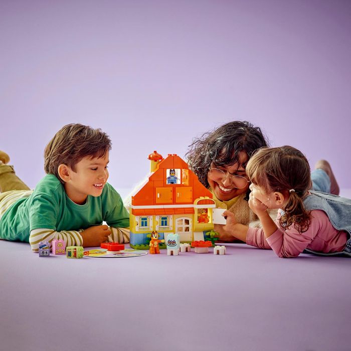 Lego 10459 DUPLO Casa Familiar de Bluey y Juego de Memoria - Juguete de Construcción Creativo para Niños de 3 Años 4 Lego 10459 DUPLO Casa Familiar de Bluey y Juego de Memoria - Juguete de Construcción Creativo para Niños de 3 Años 4