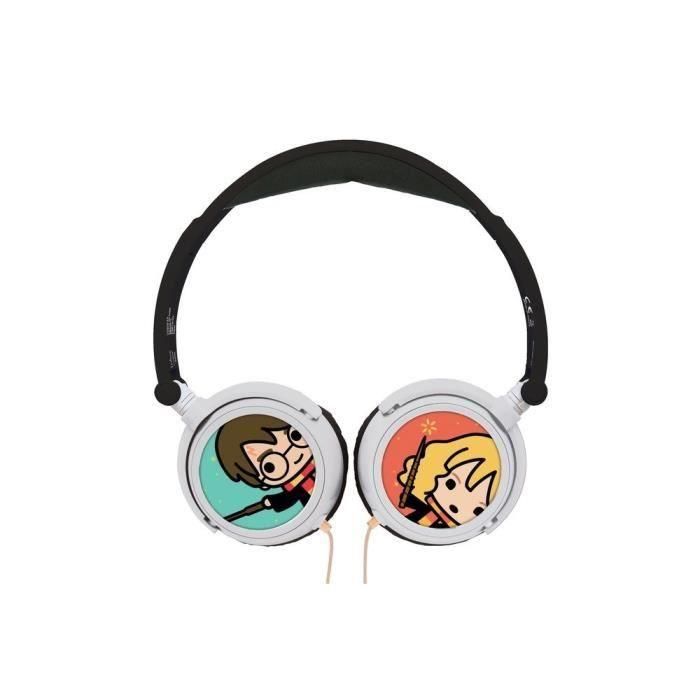 HARRY POTTER - Auriculares estéreo con cable - Plegables para niños con limitación de volumen de escucha 1