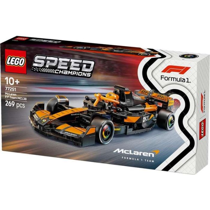 Juego de construccion coche de carreras mclaren formula 1 team mcl38 lego speed champions Juego de construccion coche de carreras mclaren formula 1 team mcl38 lego speed champions