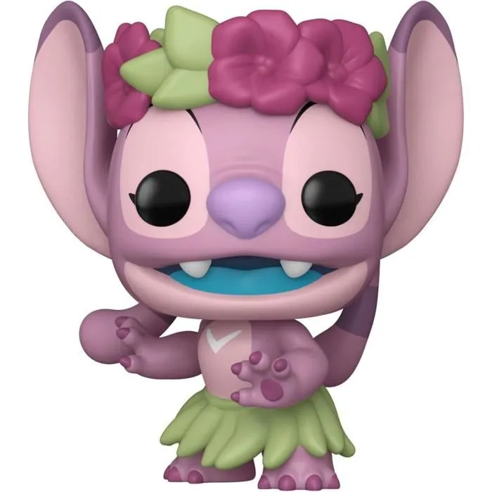 Funko Figura POP Disney Lilo & Stitch Luau Angel Vinilo 9cm Caja Regalo 1