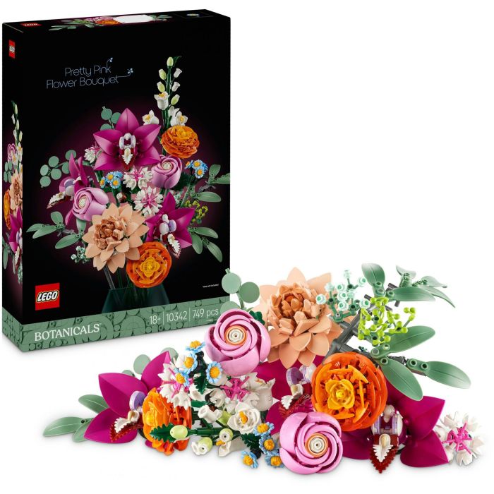 LEGO 10342 Botanicals Hermoso Ramo de Flores Rosadas 14 LEGO 10342 Botanicals Hermoso Ramo de Flores Rosadas 14