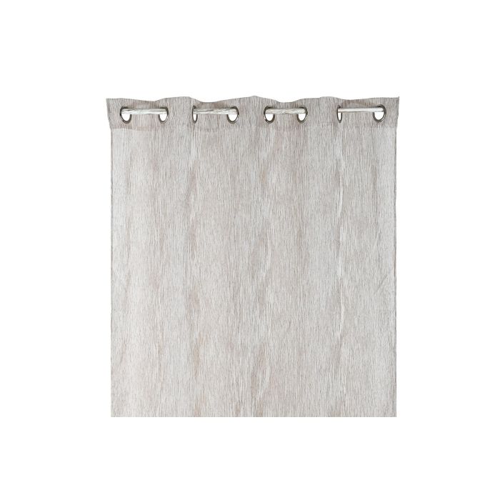 DKD Home Decor Cortina Visillo Básicos Marron Claro Poliéster 270 x 140 cm (2 Unidades) 1 DKD Home Decor Cortina Visillo Básicos Marron Claro Poliéster 270 x 140 cm (2 Unidades) 1