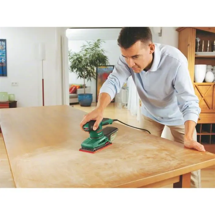 Bosch Lijadora vibratoria PSS 250 AE con microfiltro y 250W para madera, velocidad seleccionable, baja vibración 1 Bosch Lijadora vibratoria PSS 250 AE con microfiltro y 250W para madera, velocidad seleccionable, baja vibración 1