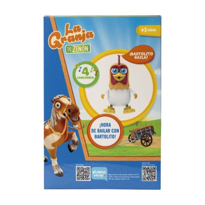 Bandai rojo Gallo Bartolito Baila y Camina al Ritmo de La Granja de Zenón, GM85005 4 Bandai rojo Gallo Bartolito Baila y Camina al Ritmo de La Granja de Zenón, GM85005 4