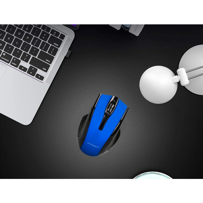 Q-connect Ratón Óptico Inalámbrico 2.4 GHz 1000 DPI Receptor USB Azul 5
