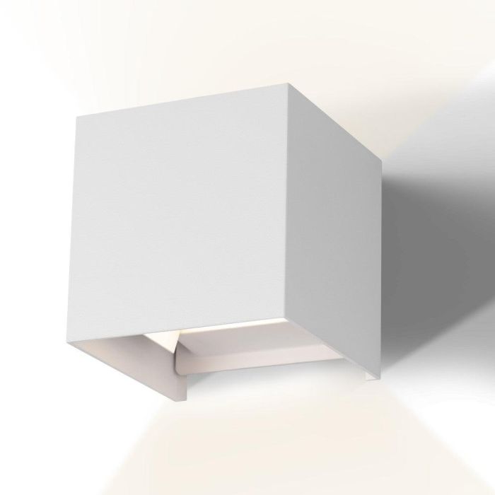 Aplique LED Exterior 2x5W 100Lm/W IP65 Blanco 4000K [HO-APL06-IP65-W-W] 2