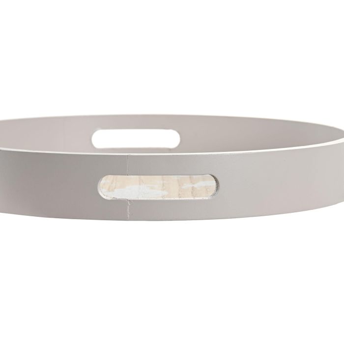 DKD Home Decor Bandeja Atlantico Azul Blanco 35 x 35 x 5 cm (2 Unidades) 2