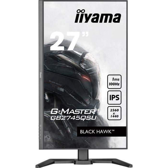 Iiyama GB2745QSU-B2 Monitor Gaming 27" IPS Wide Quad HD 2560x1440 100Hz 1ms 300cd/m² Negro 1