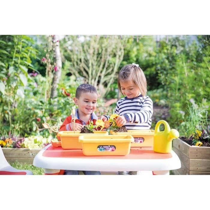 Smoby Plantadores Silence, Ça Pousse! Junior – Set de jardinería para niños 3 Smoby Plantadores Silence, Ça Pousse! Junior – Set de jardinería para niños 3