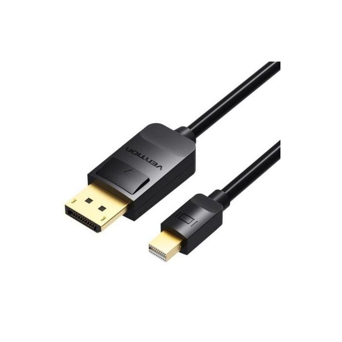 Cable Conversor Vention HAABH/ Mini DisplayPort Macho - DisplayPort Macho/ 2m/ Negro Cable Conversor Vention HAABH/ Mini DisplayPort Macho - DisplayPort Macho/ 2m/ Negro