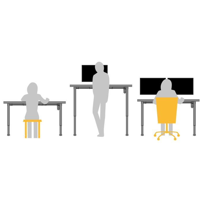 Emuca Mesa motorizada regulable en altura Lift Table, Acero, Pintado blanco 6 Emuca Mesa motorizada regulable en altura Lift Table, Acero, Pintado blanco 6