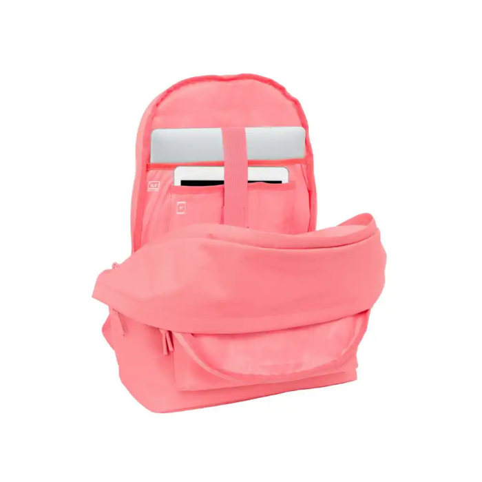Safta Mochila Doble para Portátil 15.6" + USB F.C.Barcelona Chica Coral 31x44x18 cm 4