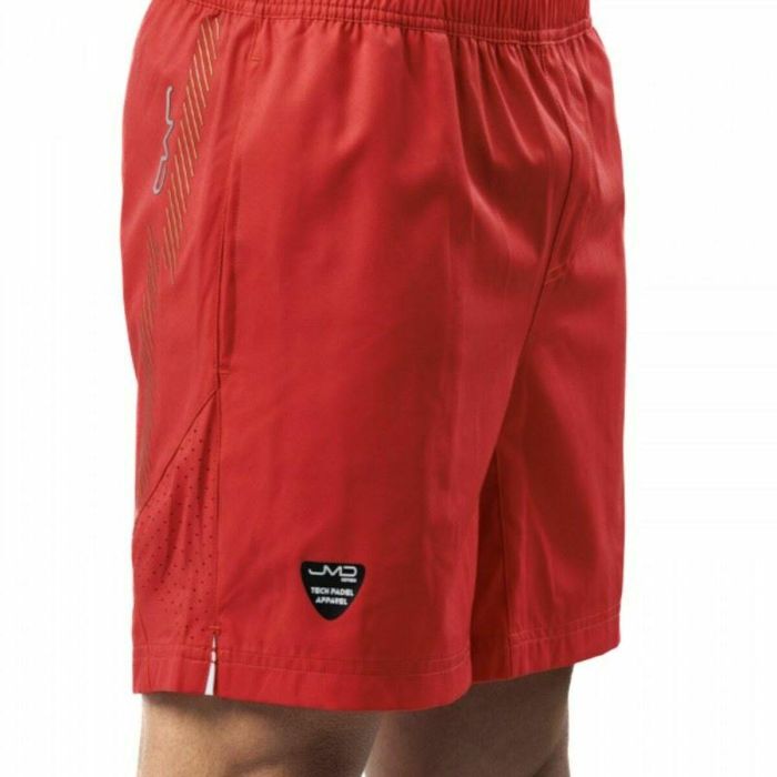 Pantalones Cortos Deportivos para Hombre Drop Shot Airam JMD Rojo 1 Pantalones Cortos Deportivos para Hombre Drop Shot Airam JMD Rojo 1