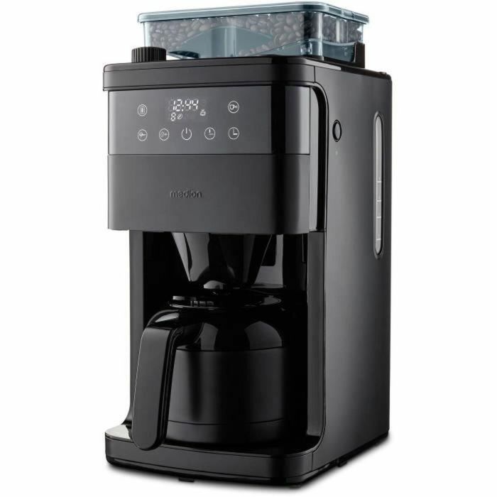 Medion MED4061275225976 Cafetera Digital con Molinillo y Filtro Aislado 1000W 1.0L Negra Medion MED4061275225976 Cafetera Digital con Molinillo y Filtro Aislado 1000W 1.0L Negra