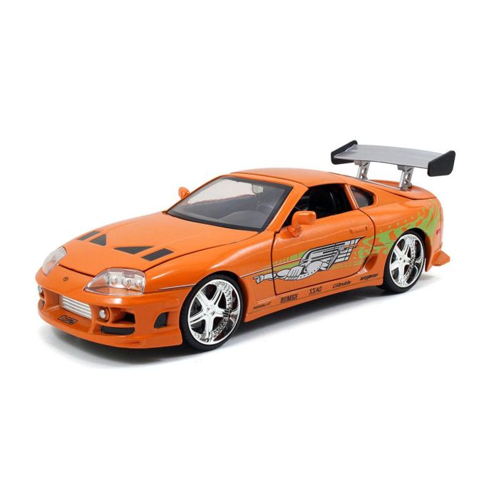 Coche metal supra fast&furious con figura brian escala 1:24 2 Coche metal supra fast&furious con figura brian escala 1:24 2